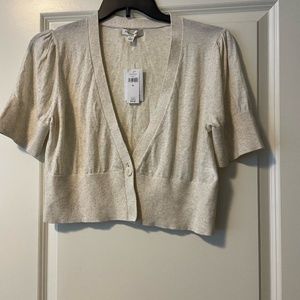 New with tags, Banana Republic Cream color Shrug, XL